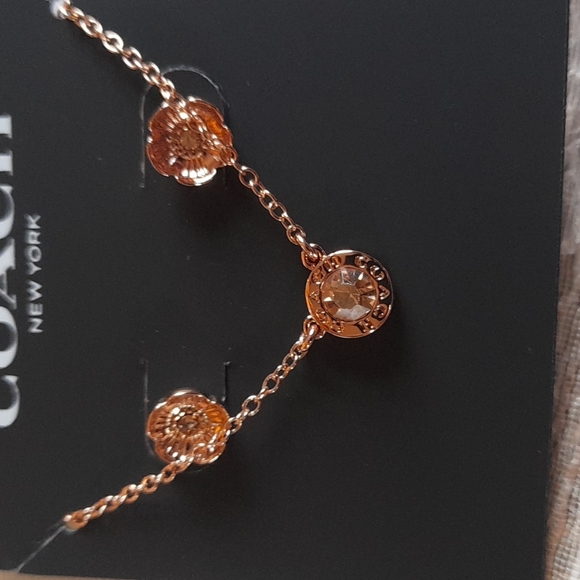 Host pick! 💞🎉 New! Coach earrings and necklace set - Picture 2 of 6